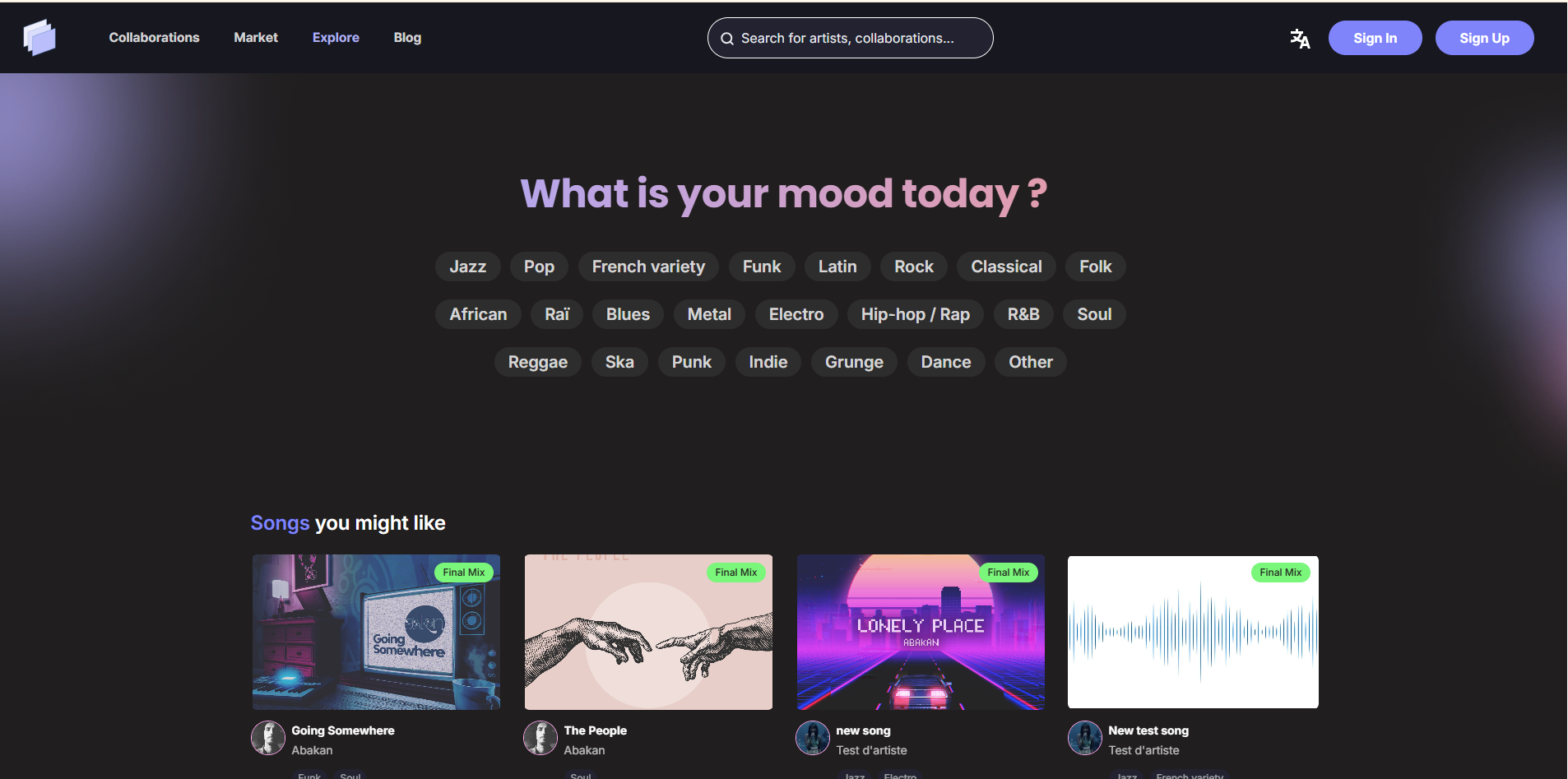 Music Player Stemz 